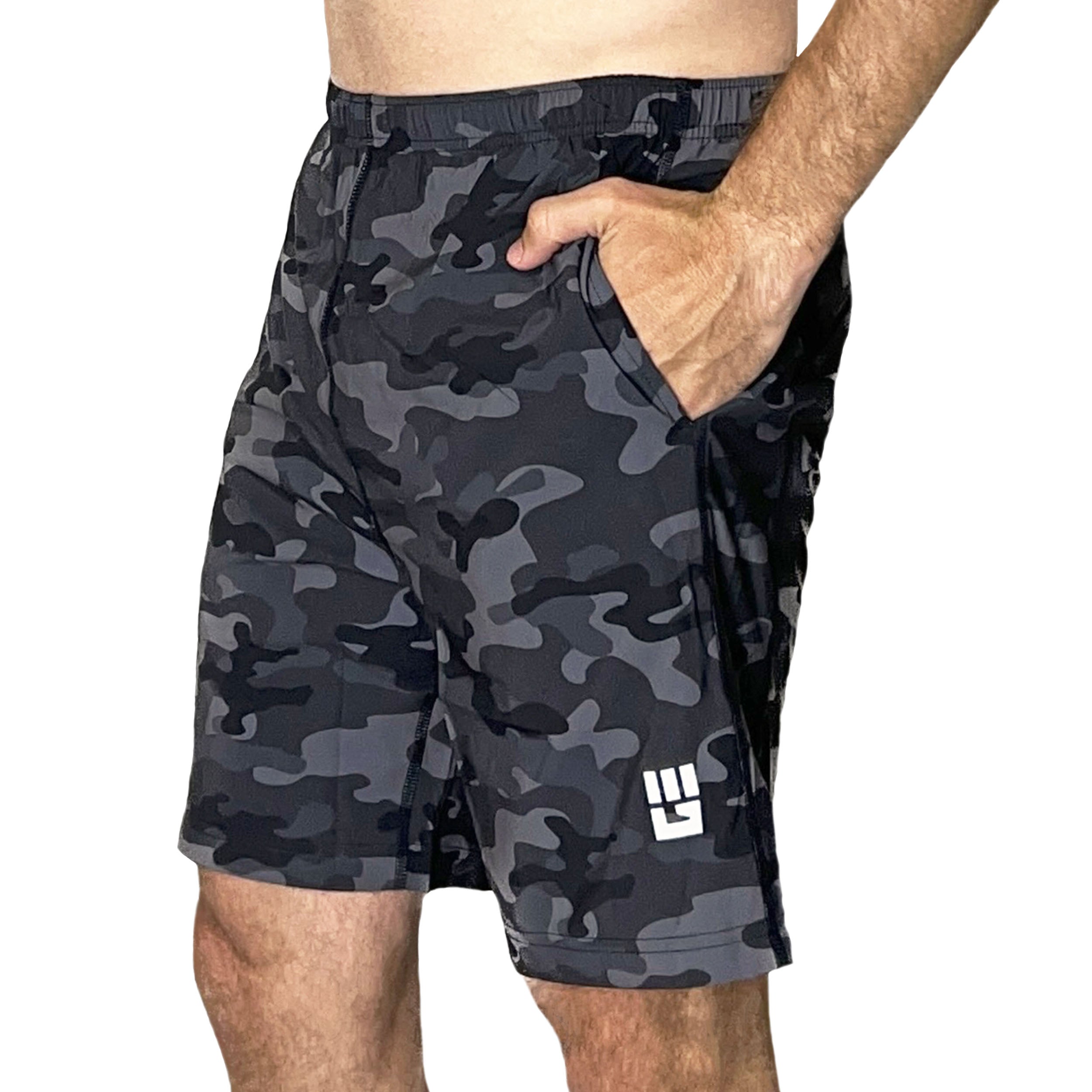 Kirkland Signature Men's Performance Shorts (Iron, 34