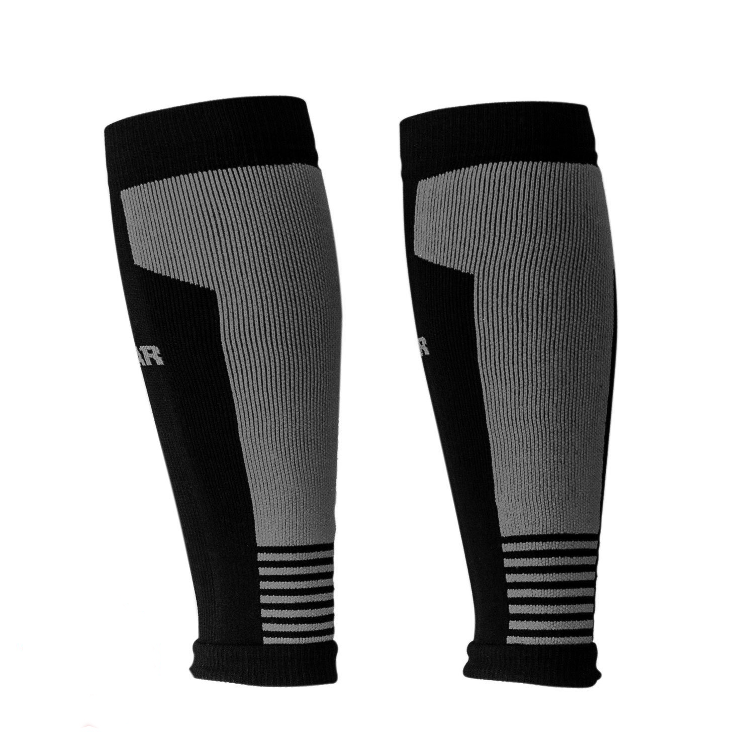 Compression Calf Sleeves (Black/Gray) – MudGear