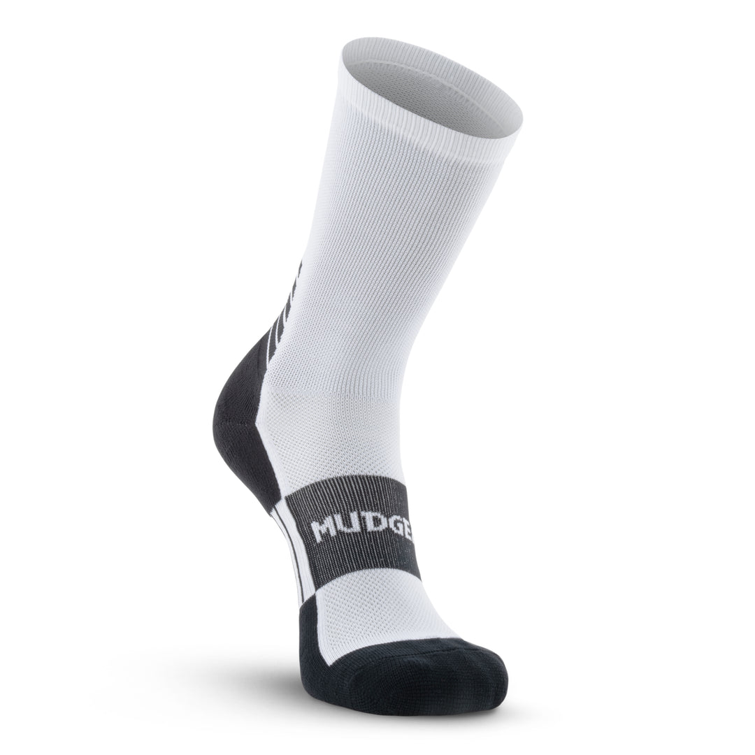 MUDGEAR CREW HEIGHT SOCKS - WHITE