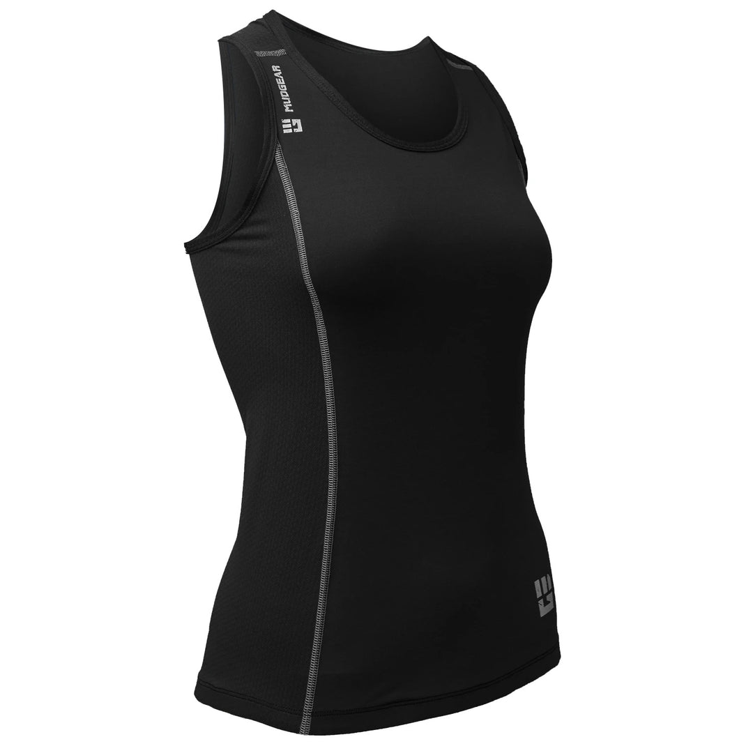 Mudgear Women’s Performance Racerback Tank (Black)