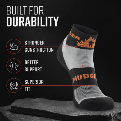 Tough Mudder by MudGear Quarter (1/4) Crew Sock