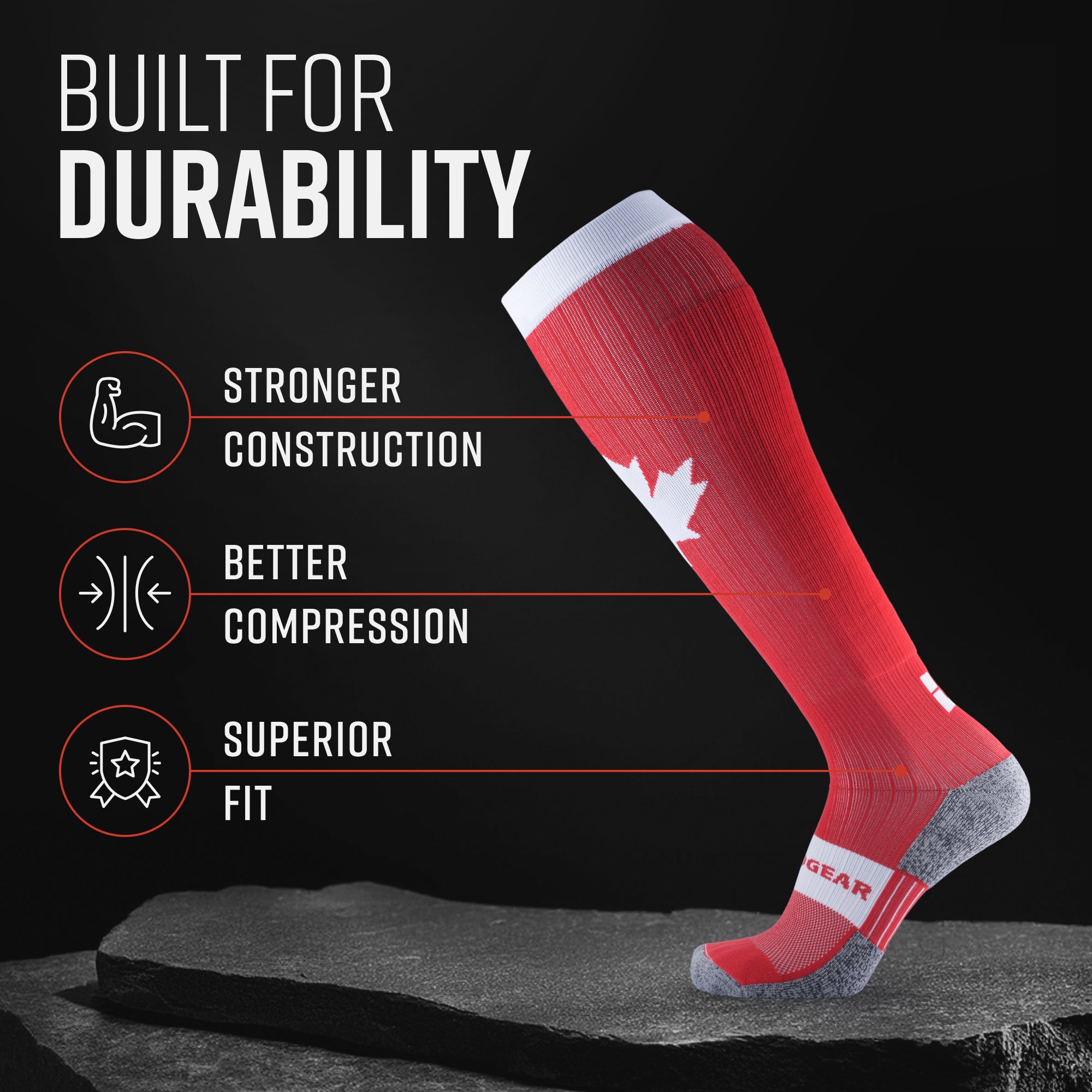 Tall Compression Socks (Canada) – MudGear