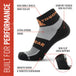 Tough Mudder by MudGear Quarter (1/4) Crew Sock