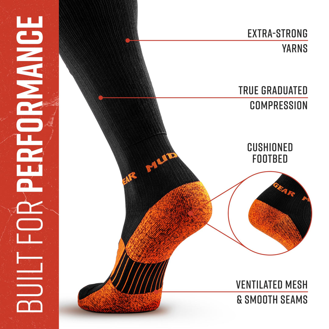 Graduated Compression Fleet Feet Compression Socks MudGear