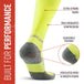 Tall Compression Socks (Neon Yellow)