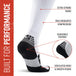 Tall Compression Socks (White)