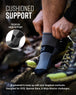 No-Show Running Socks - Gray/Black (2 Pair Pack)