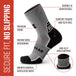 MudGear Ruck Sock (Gray/Black)