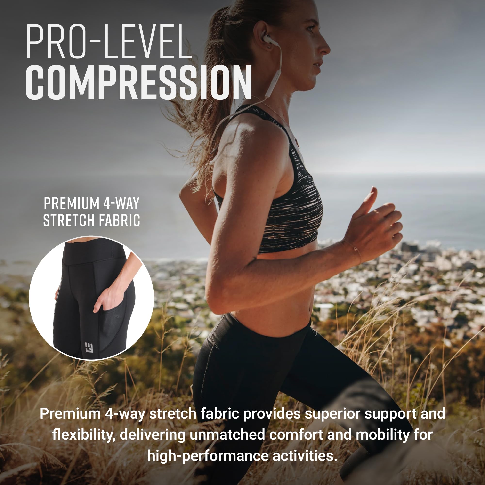 Women's Flex-Fit Compression Capri Leggings – MudGear
