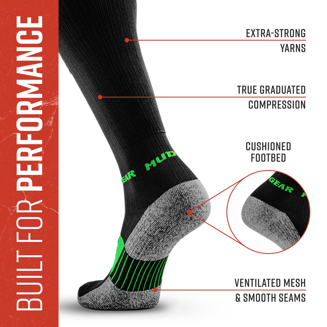Ruck Sock Mud Run Mud Gear Compression Socks MudGear Premium