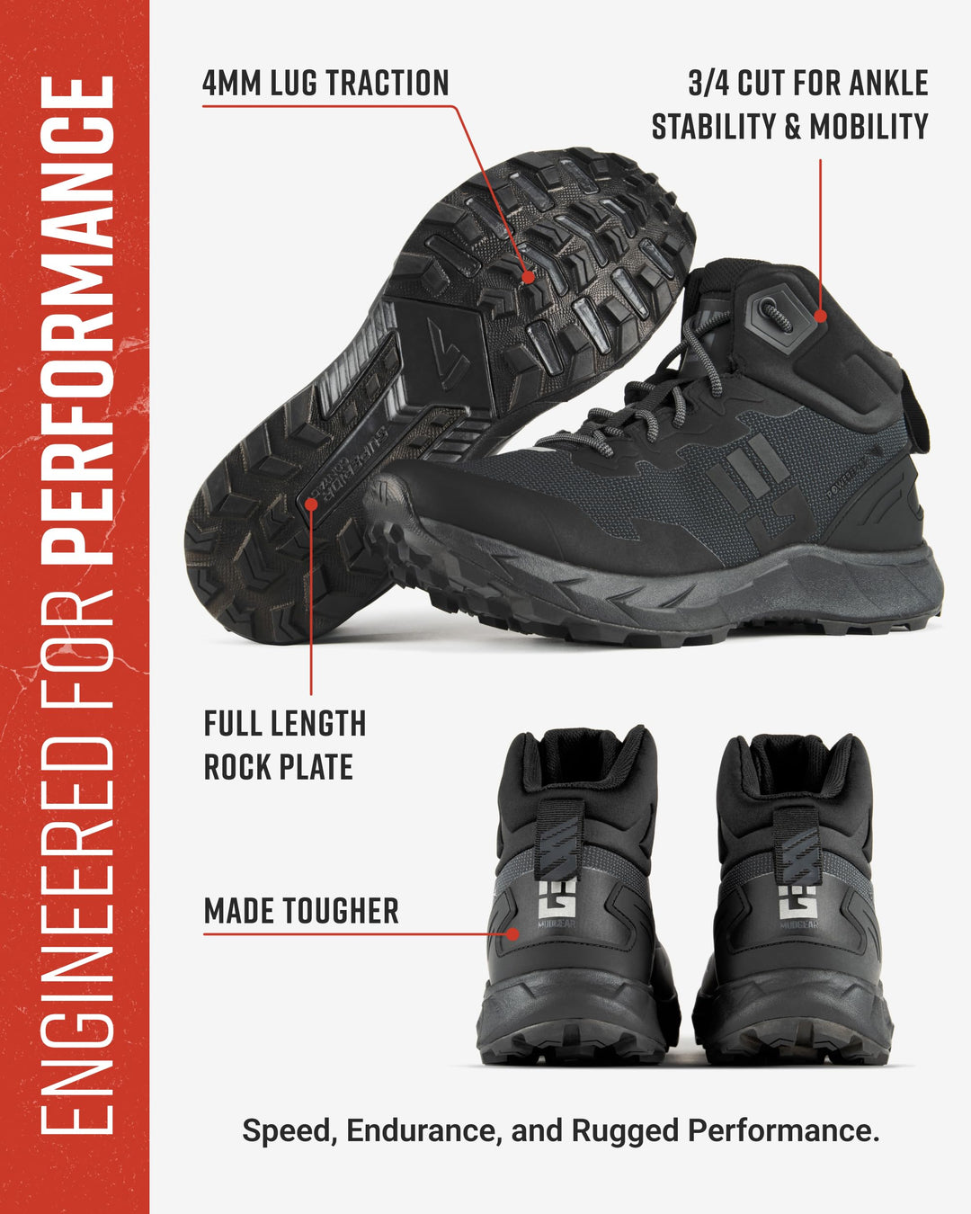 MudGear Speed Ruck Boots - Main Image