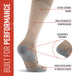 Tall Compression Socks Tactical Line (Coyote Tan)