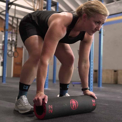 mudgear blue hybrid fitness socks