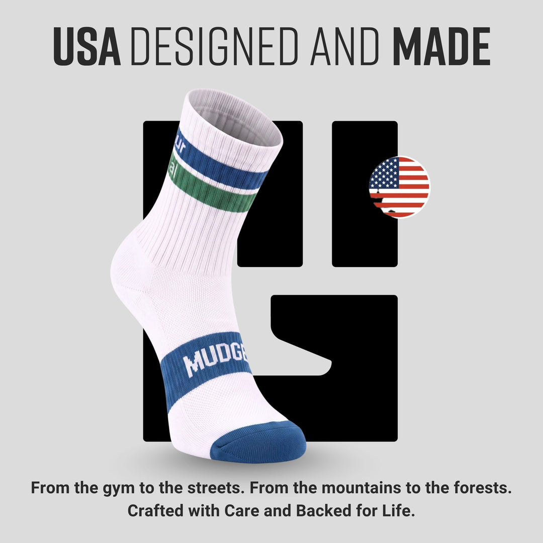 MudGear x Corinna Cobranded Crew Height Socks