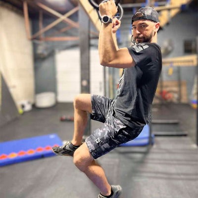 MudGear Camo Freestyle Running Shorts lifestyle pic 1 — customer photo