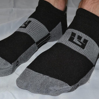 MudGear No Show Running Sockcloseup — customer photo