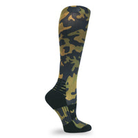 MudGear Custom Green Camo Tall Compression Socks (1 pair)
