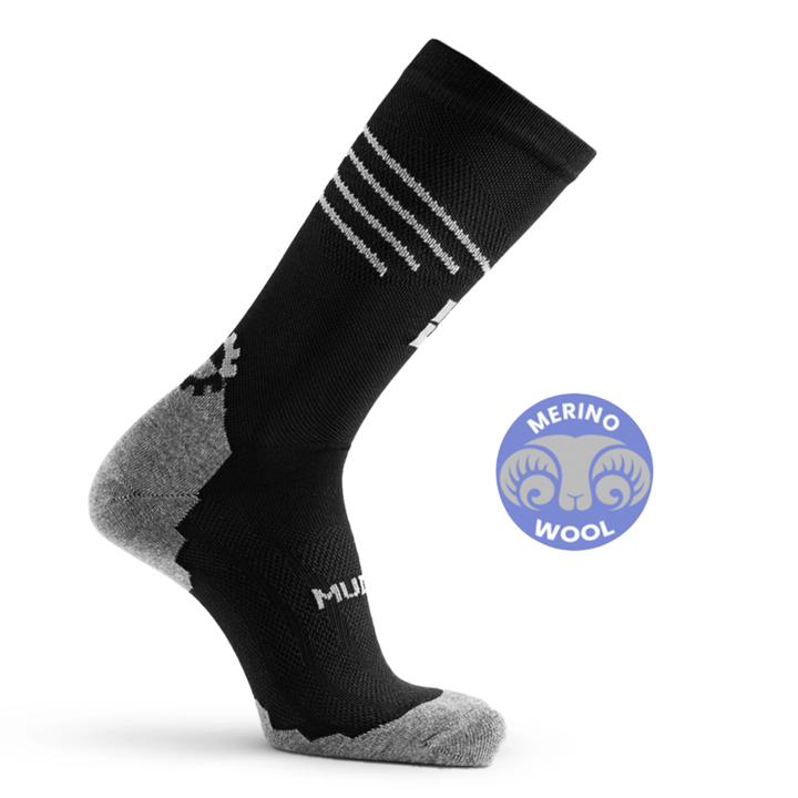 Mountain Biking (MTB) Sock - Black/Gray