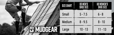 Tall Compression Socks - Mudgear Sizing Chart