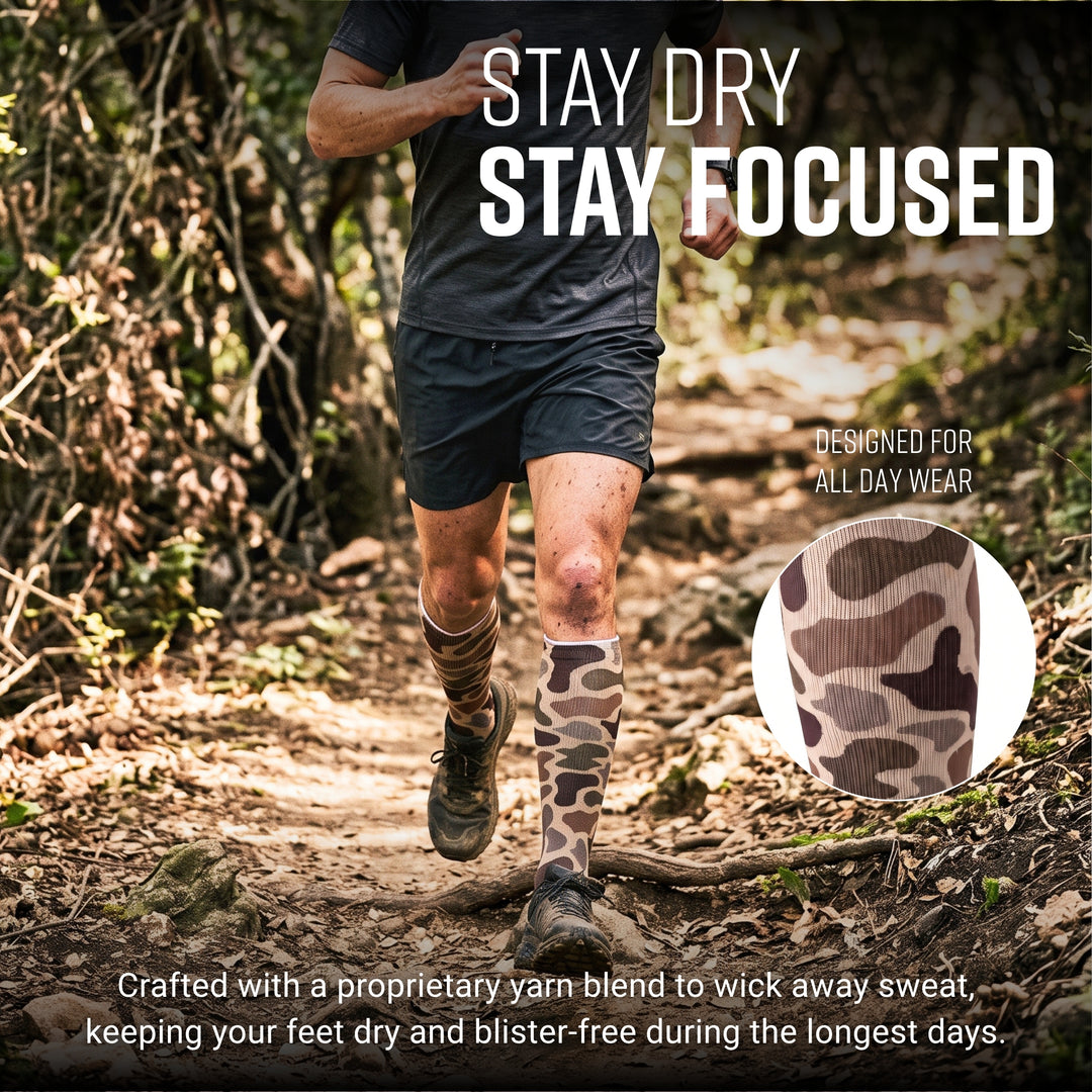 MudGear Custom Duck Camo Tall Compression Socks (1 pair)