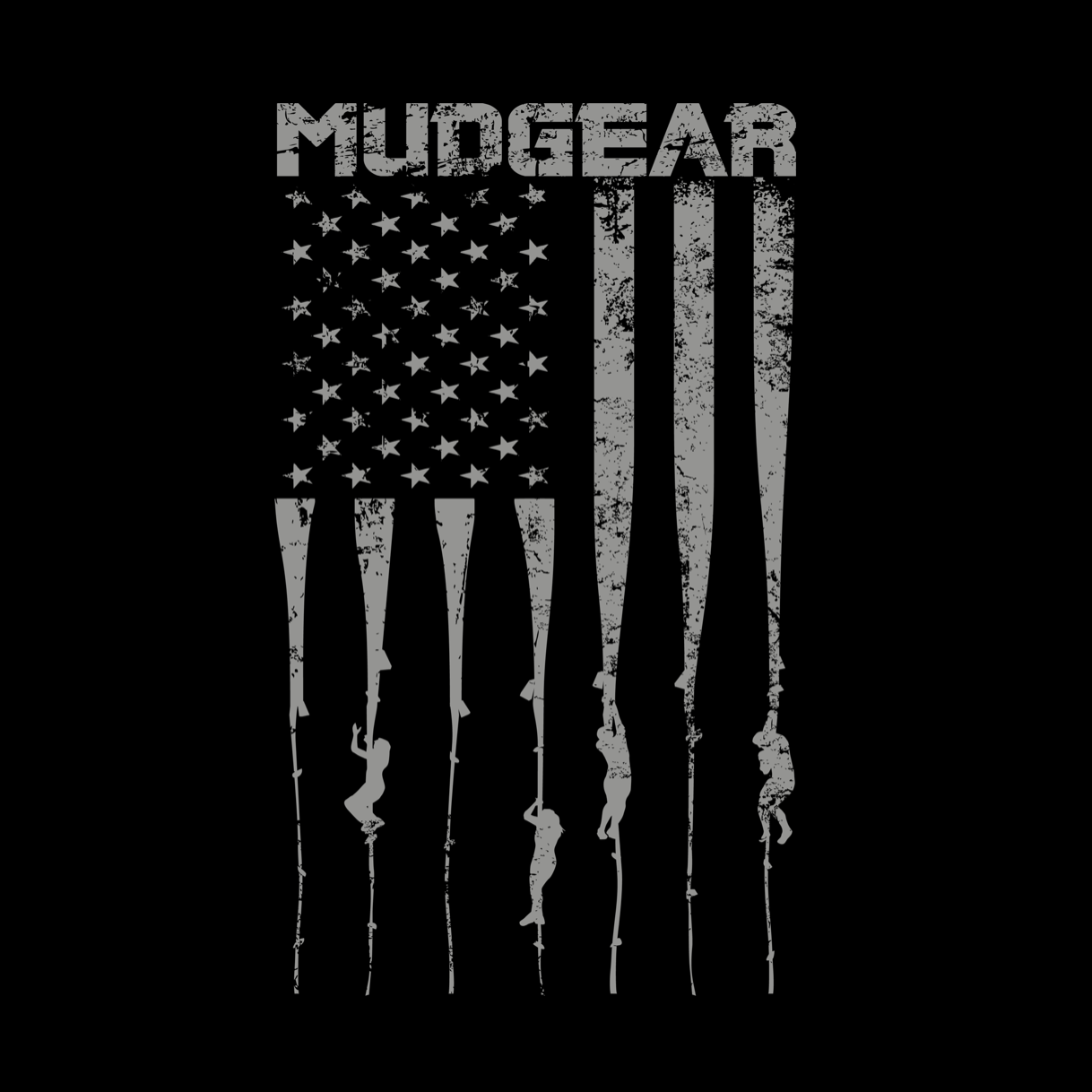 MudGear Performance USA Flag / Rope Climb Shirts (Made to Order DTF)