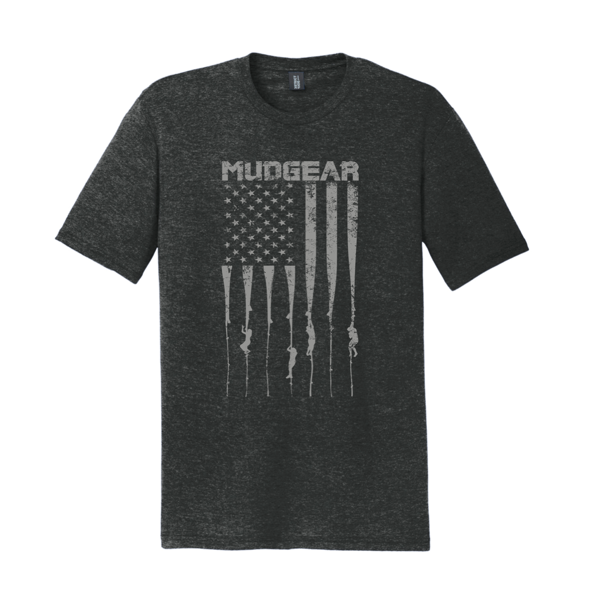 MudGear Tri-Blend USA Flag / Rope Climb Tee (Made to Order DTF)