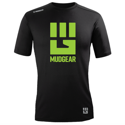 MudGear Performance Fist Logo Shirts - Lime Green (Made to Order DTF)