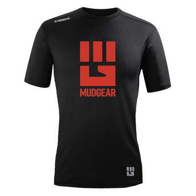 MudGear Performance Fist Logo Shirts - Orange (Made to Order DTF)