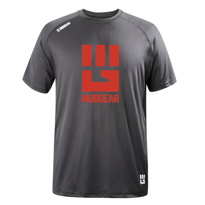 MudGear Performance Fist Logo Shirts - Orange (Made to Order DTF)