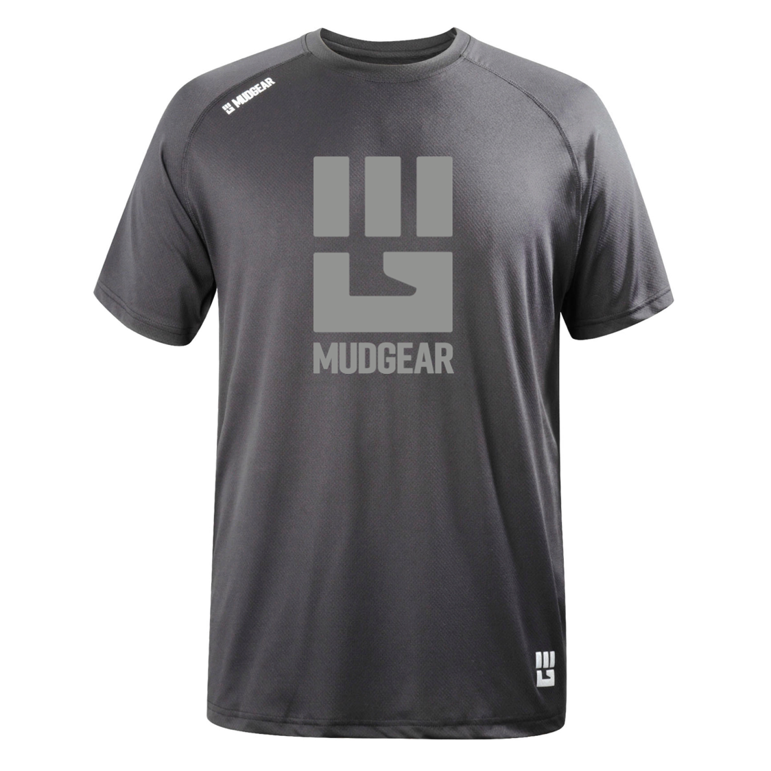 MudGear Performance Fist Logo Shirts - Gray (Made to Order DTF)