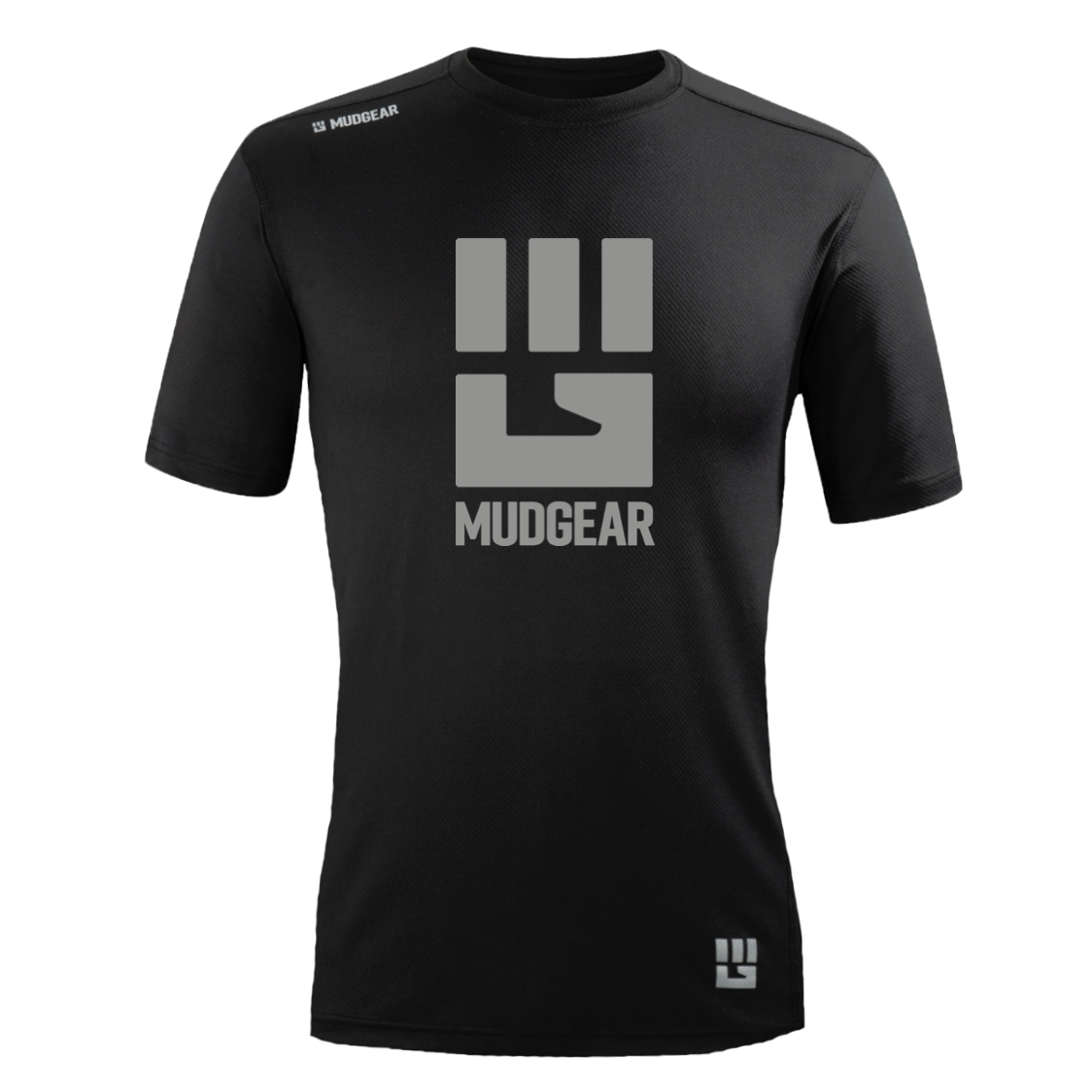 MudGear Performance Fist Logo Shirts - Gray (Made to Order DTF)