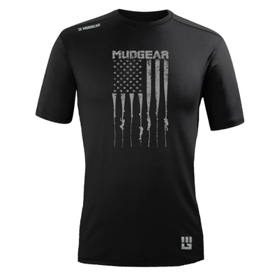 MudGear Performance USA Flag / Rope Climb Shirts (Made to Order DTF)