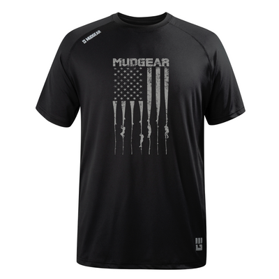 MudGear Performance USA Flag / Rope Climb Shirts (Made to Order DTF)