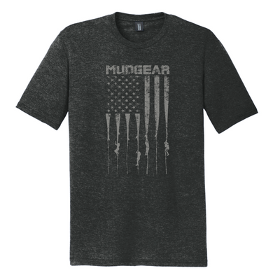 MudGear Tri-Blend USA Flag / Rope Climb Tee (Made to Order DTF)