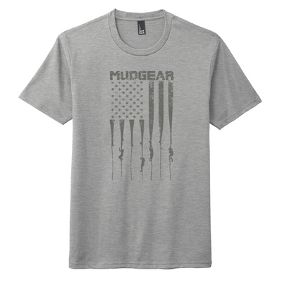 MudGear Tri-Blend USA Flag / Rope Climb Tee (Made to Order DTF)