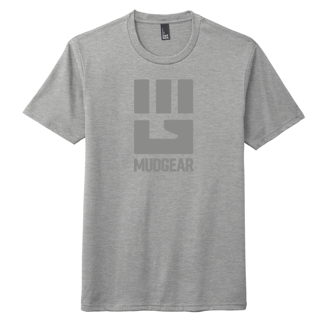 MudGear Tri-Blend Fist Logo Tee - Gray (Made to Order DTF)