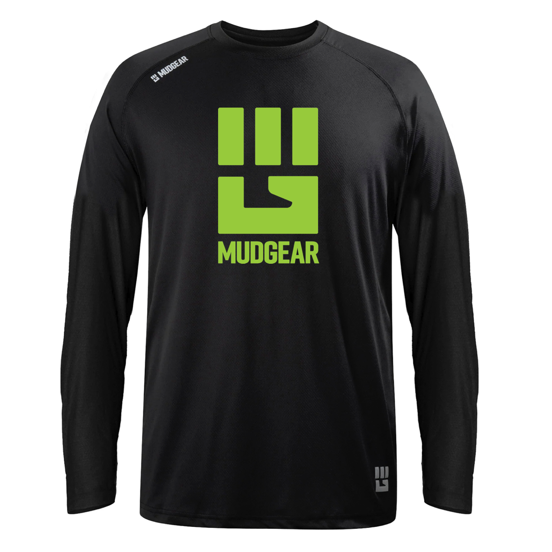 MudGear Performance Fist Logo Shirts - Lime Green (Made to Order DTF)