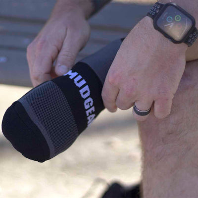 MudGear Spartan Quarter Crew Socks square lifestyle photo 2 — customer photo