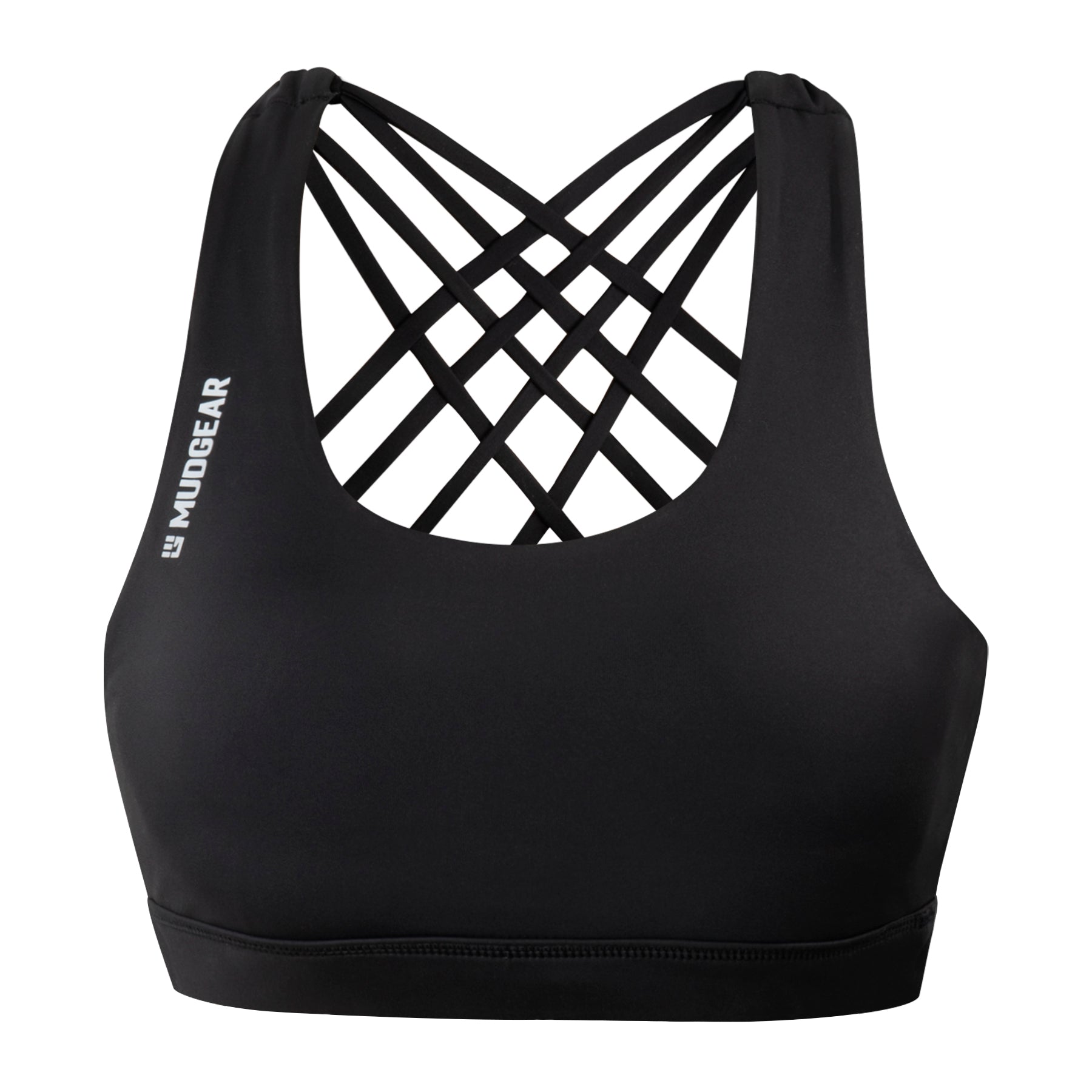 Women's Performance Sports Bra with Pockets - Black – MudGear