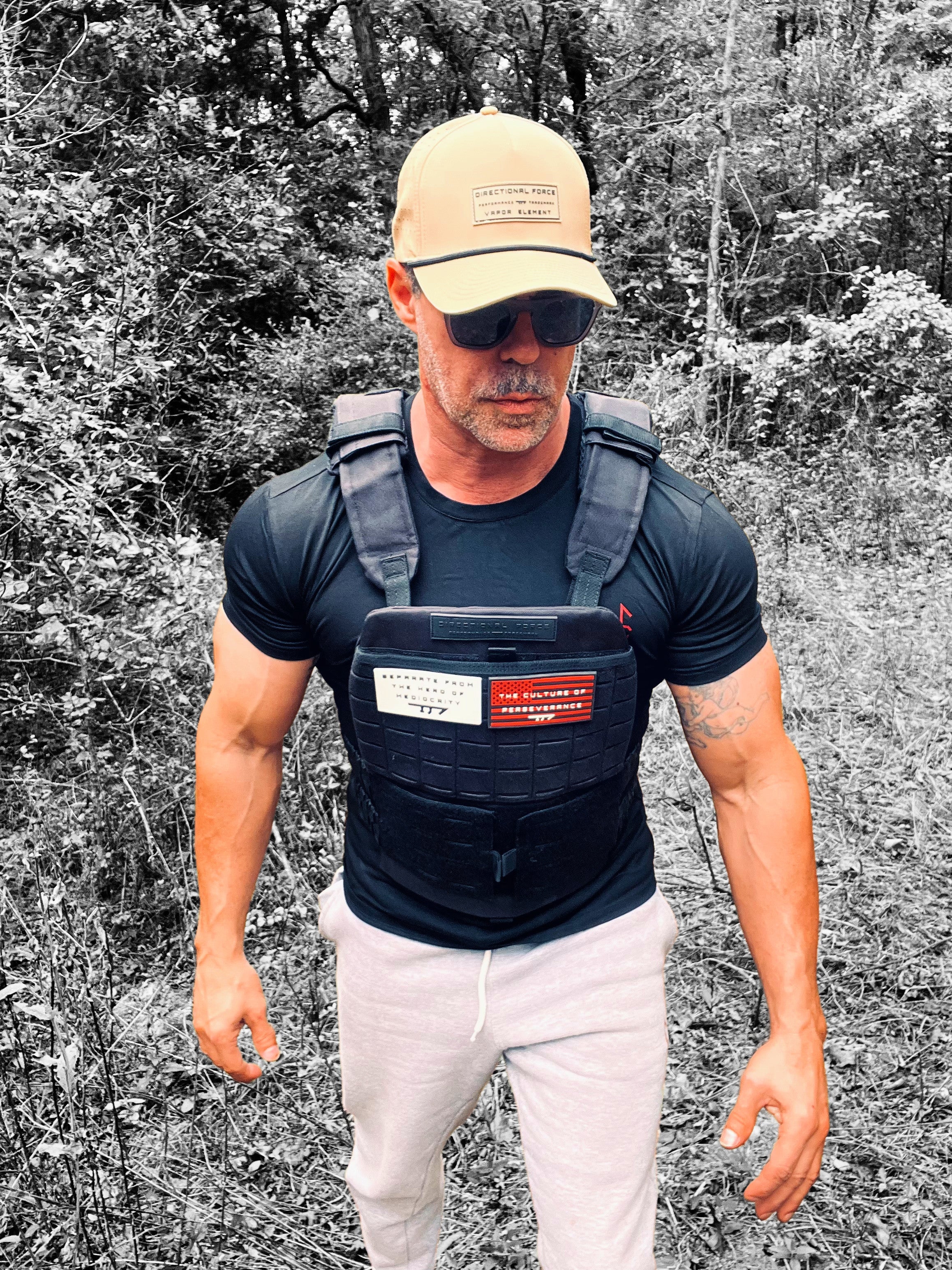 Directional Force Centurion Weight Vest - Delta Blackout – MudGear