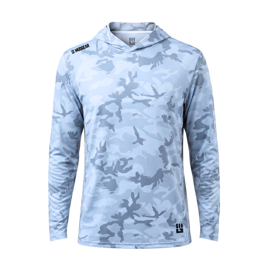 MudGear Sun Hoodie - Light Gray Camo