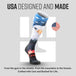 MudGear Custom USA Eagle Tall Compression Sock (1 Pair)