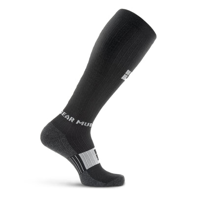 Athletic Merino Wool Black/Gray compression socks