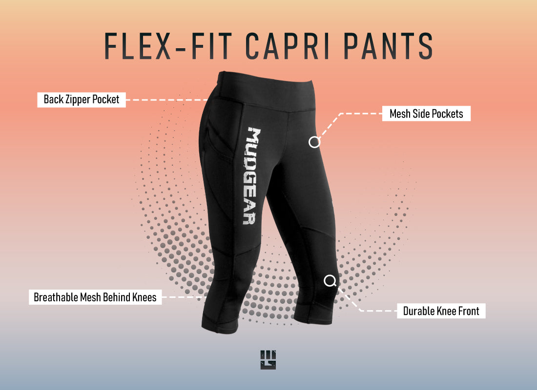 Mudgear Flex Fit Capri Pants description