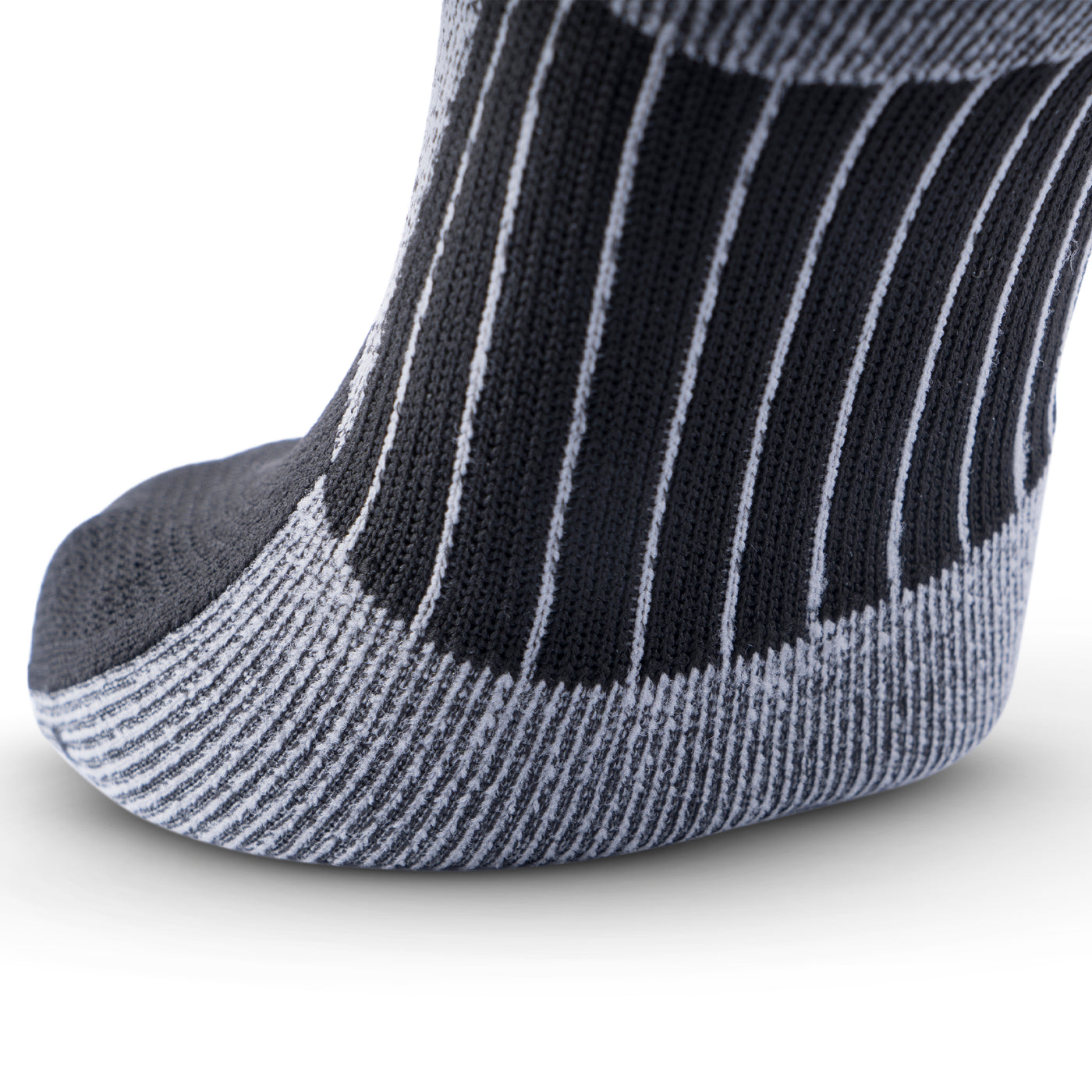 No-Show Running Socks - Black/Gray (2 Pair Pack)