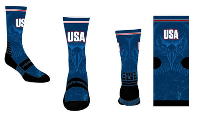 CLEARANCE ITEM - MudGear Custom USA Crew Height Socks (1 Pair)