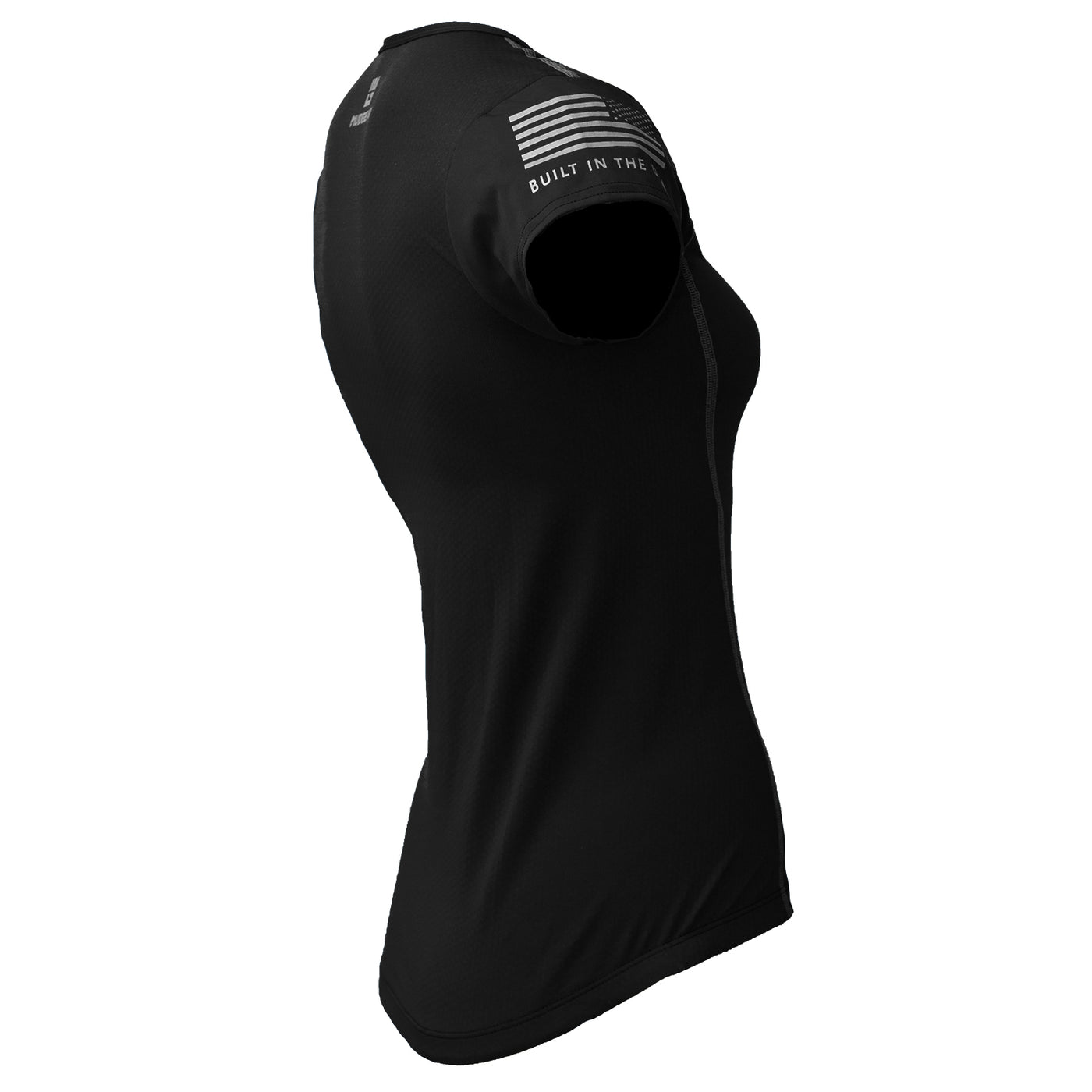 Women's Fitted Performance Shirt - Short Sleeve (Black) – MudGear