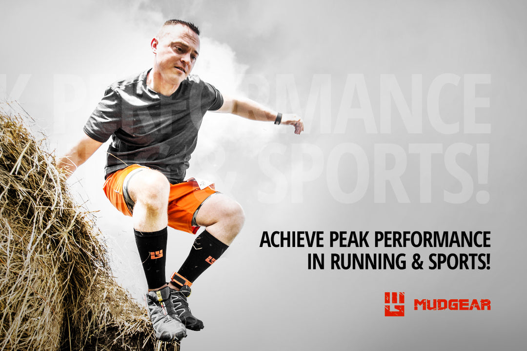 Compression Calf Sleeves (Black/Orange)